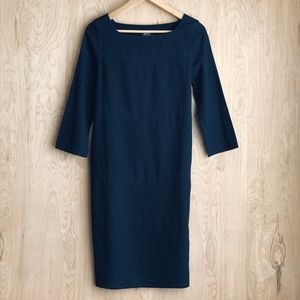 A.P.C. Square Neck Midi Dress